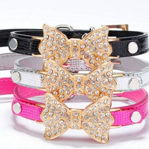 Pretty Bling Rhinestone Pet Collar