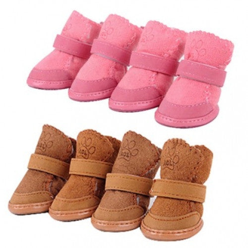 Winter Snow Teddy Pet Boots